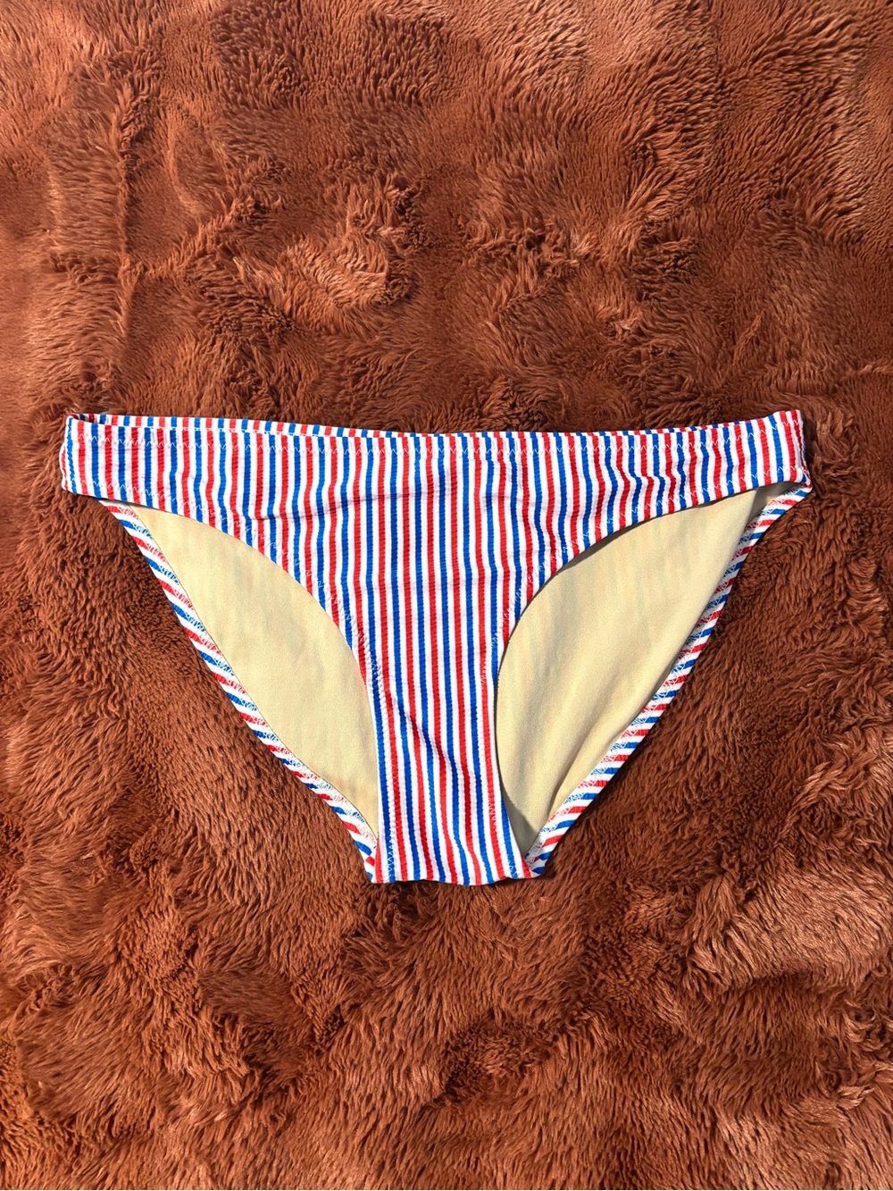 Old Navy Red, White & Blue Striped Bikini Bottoms